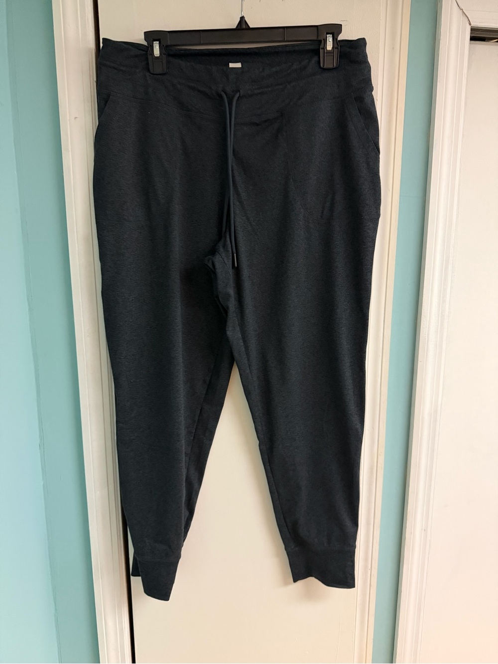 Lole Heather Dark Gray Fleece-Lined Joggers